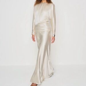 NEW NWT Reformation Esmee Silk Dress